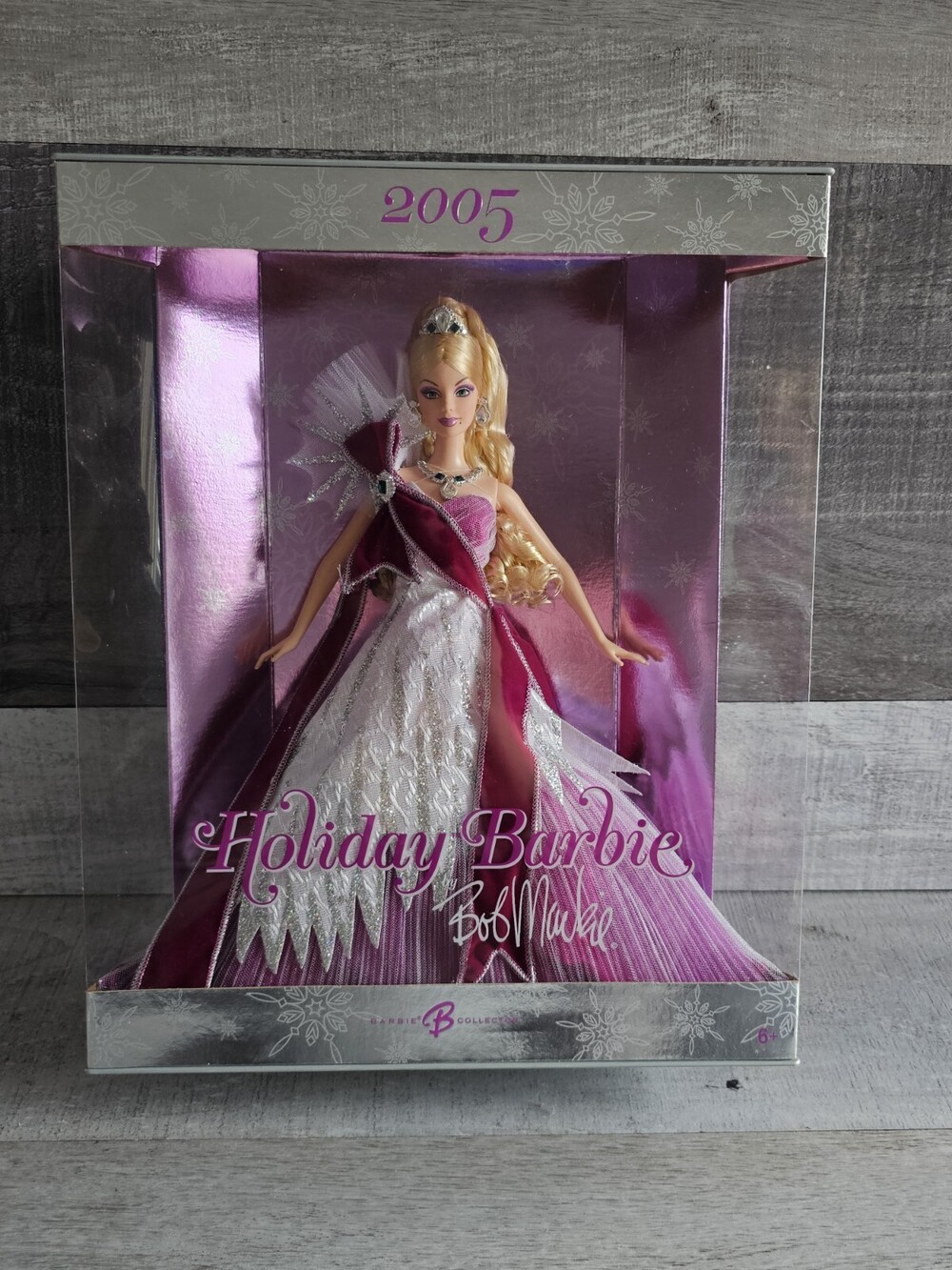 2005 Mattel Holiday Barbie Doll By Bob Mackie Barbie Collector -Sealed